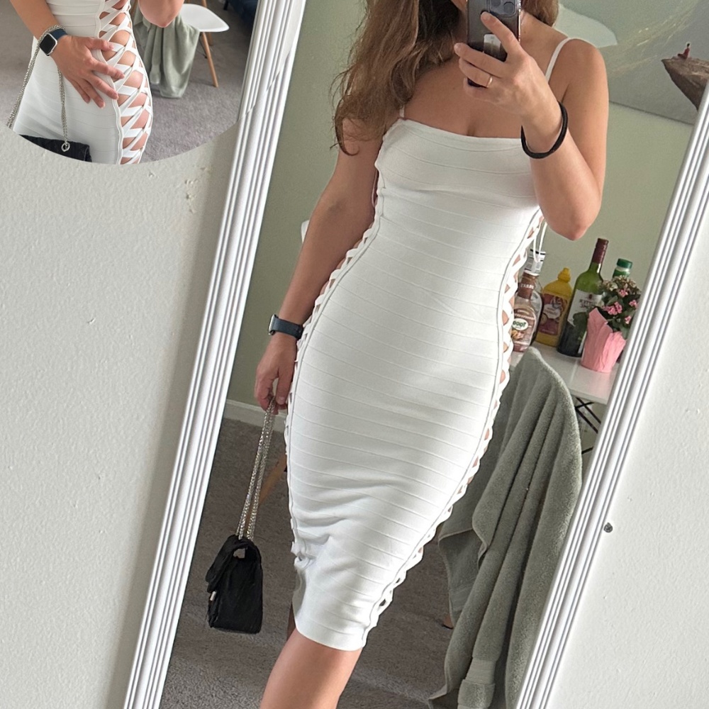 Sexy white dress